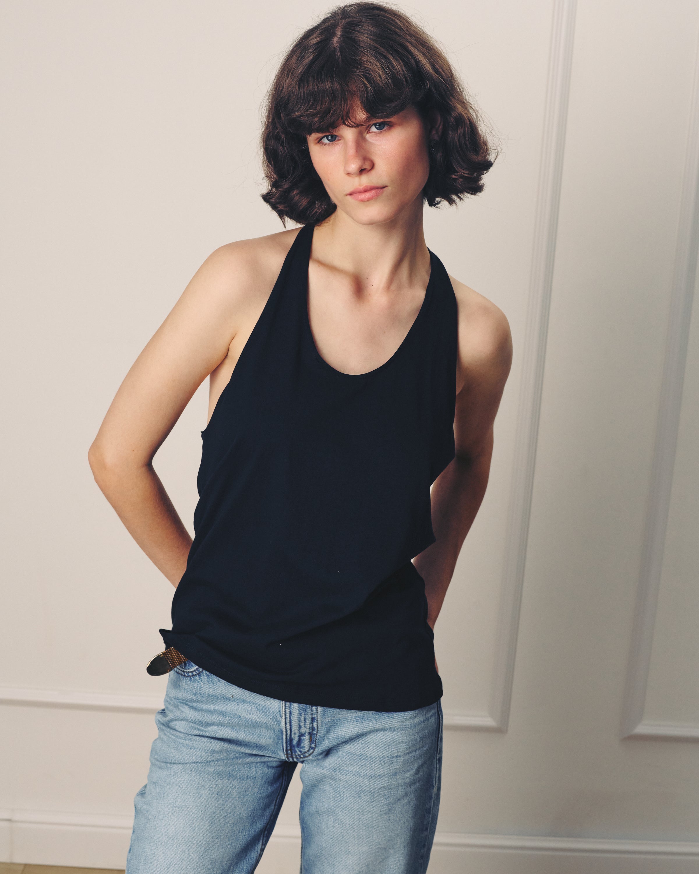 ELENORE TANK EASY BLACK