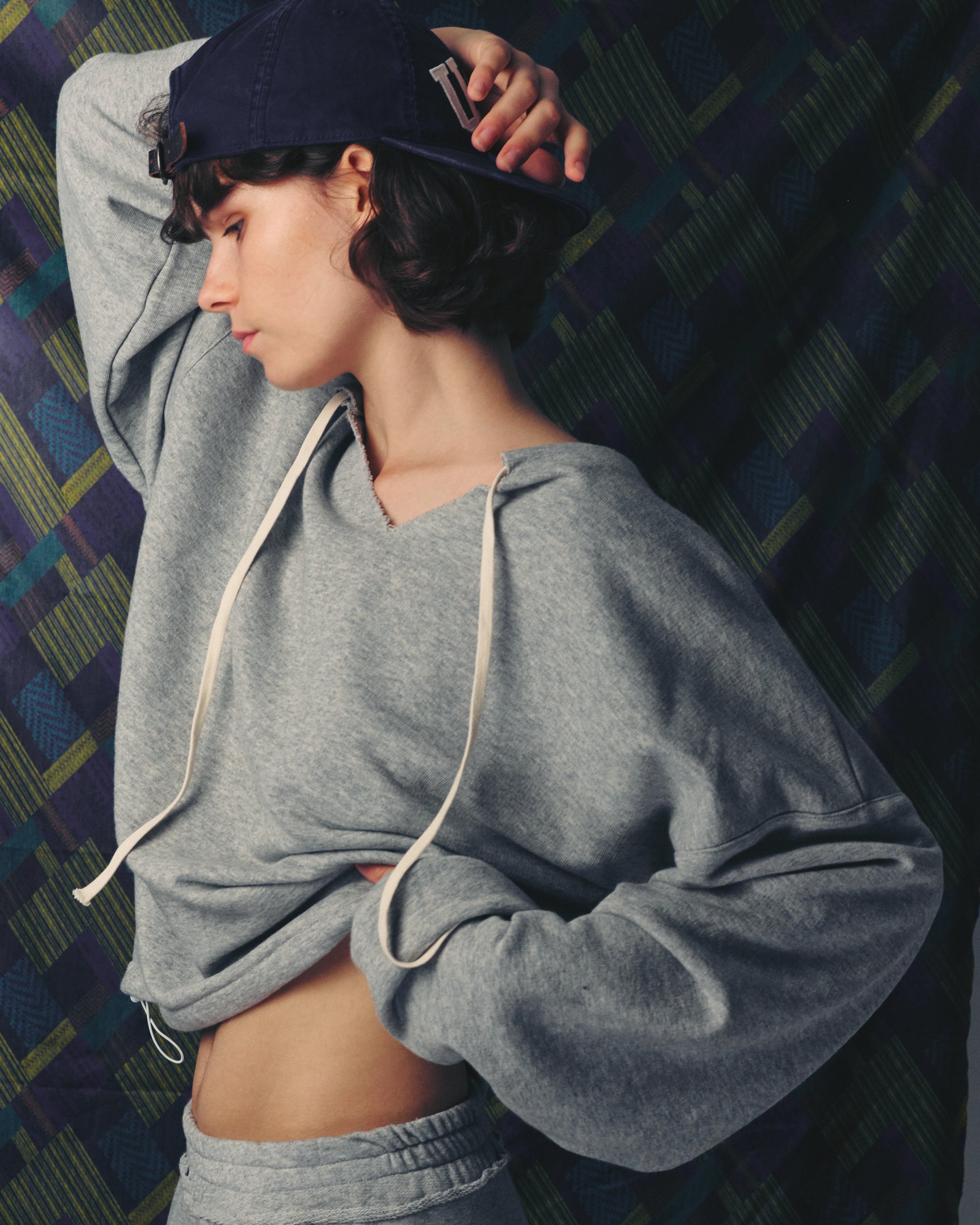 BROOCK AMERICAN GREY HOODIE