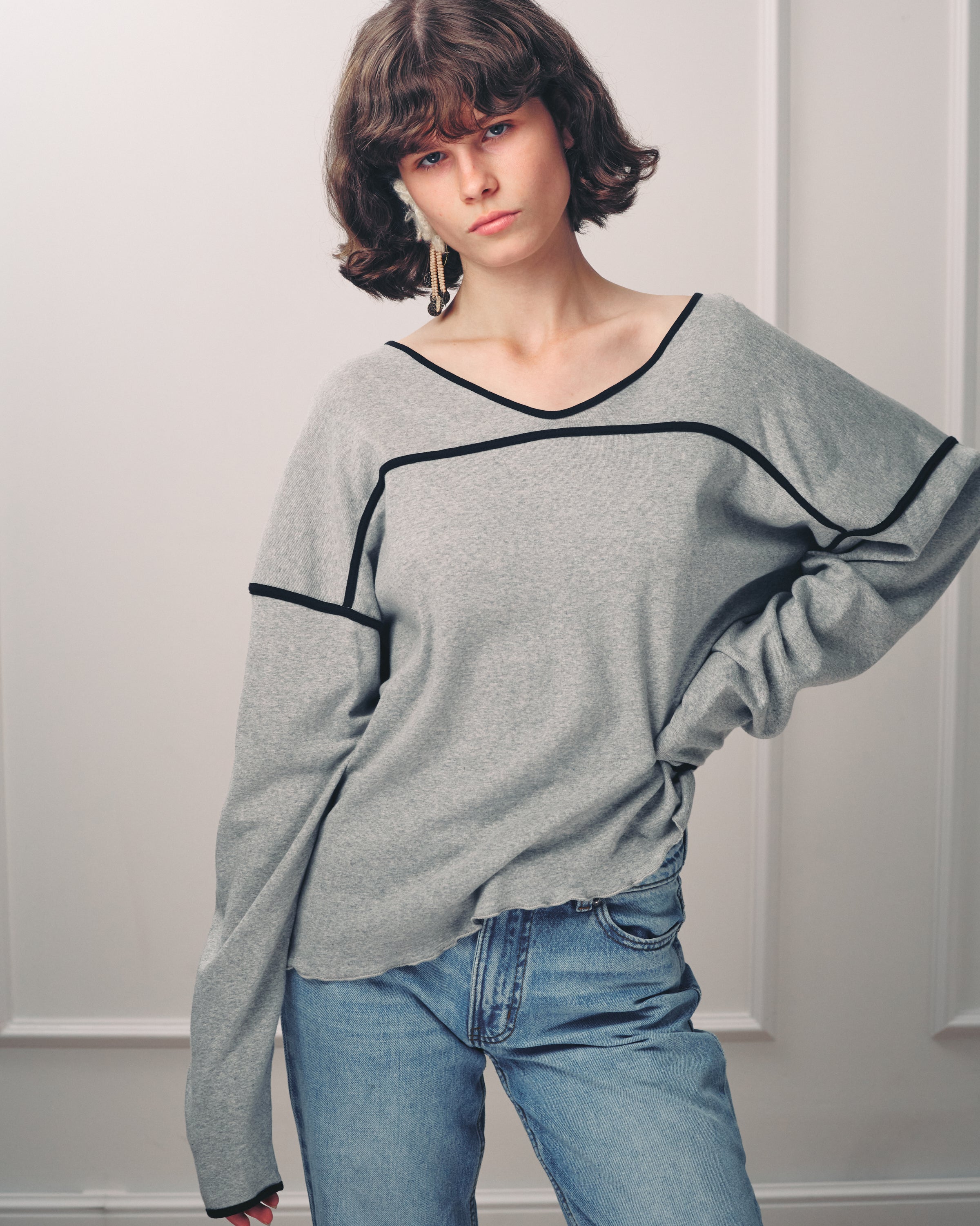 LUCKY SHIRT AMERICAN GREY