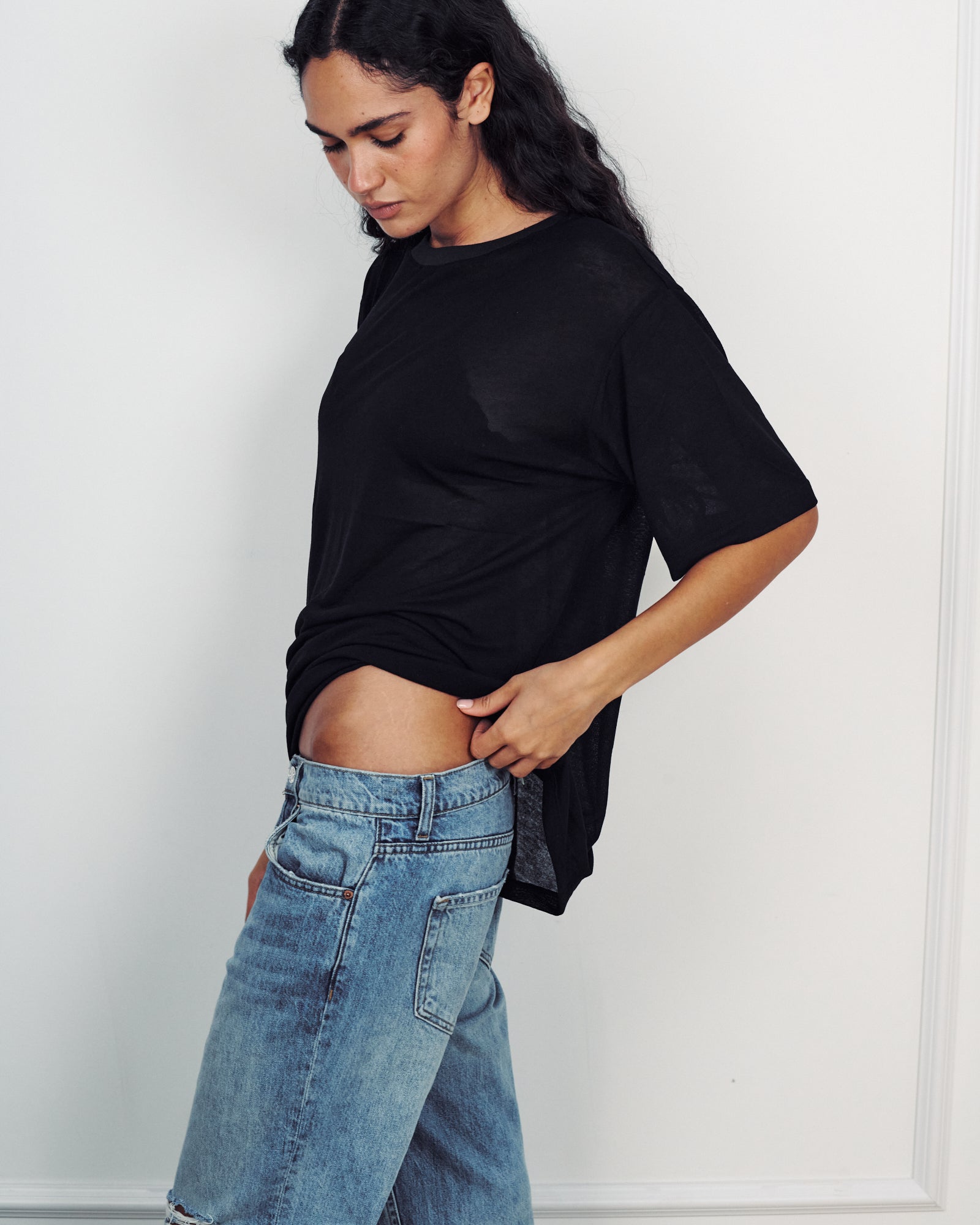 LORI LIGHT SHIRT BLACK