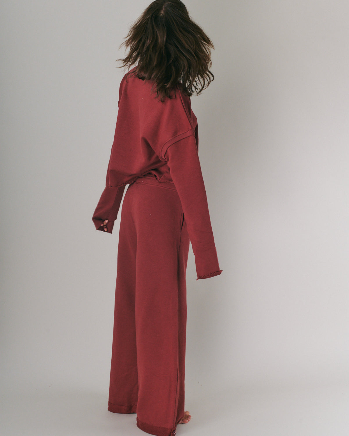 MATAN PANTS BURGUNDY