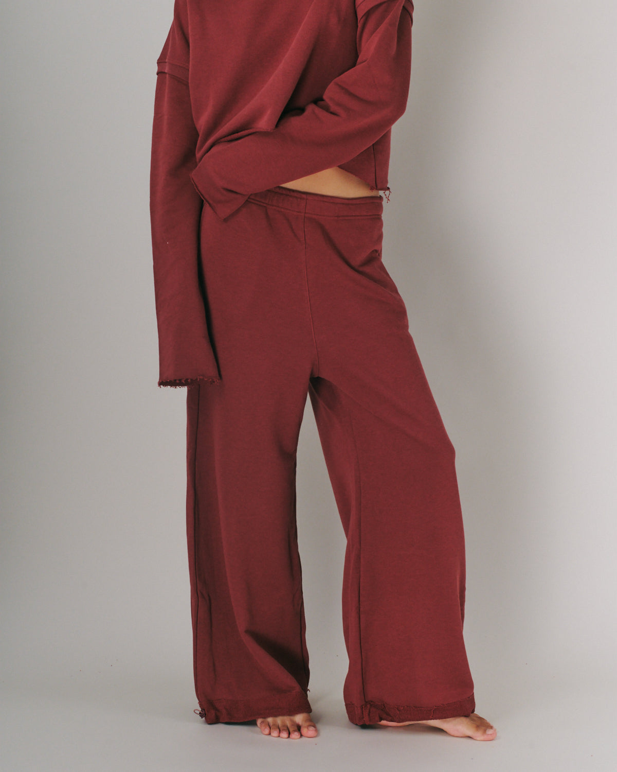 MATAN PANTS BURGUNDY