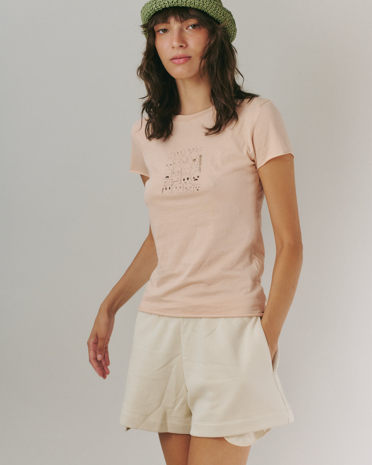 LOGO TEE BABY PINK