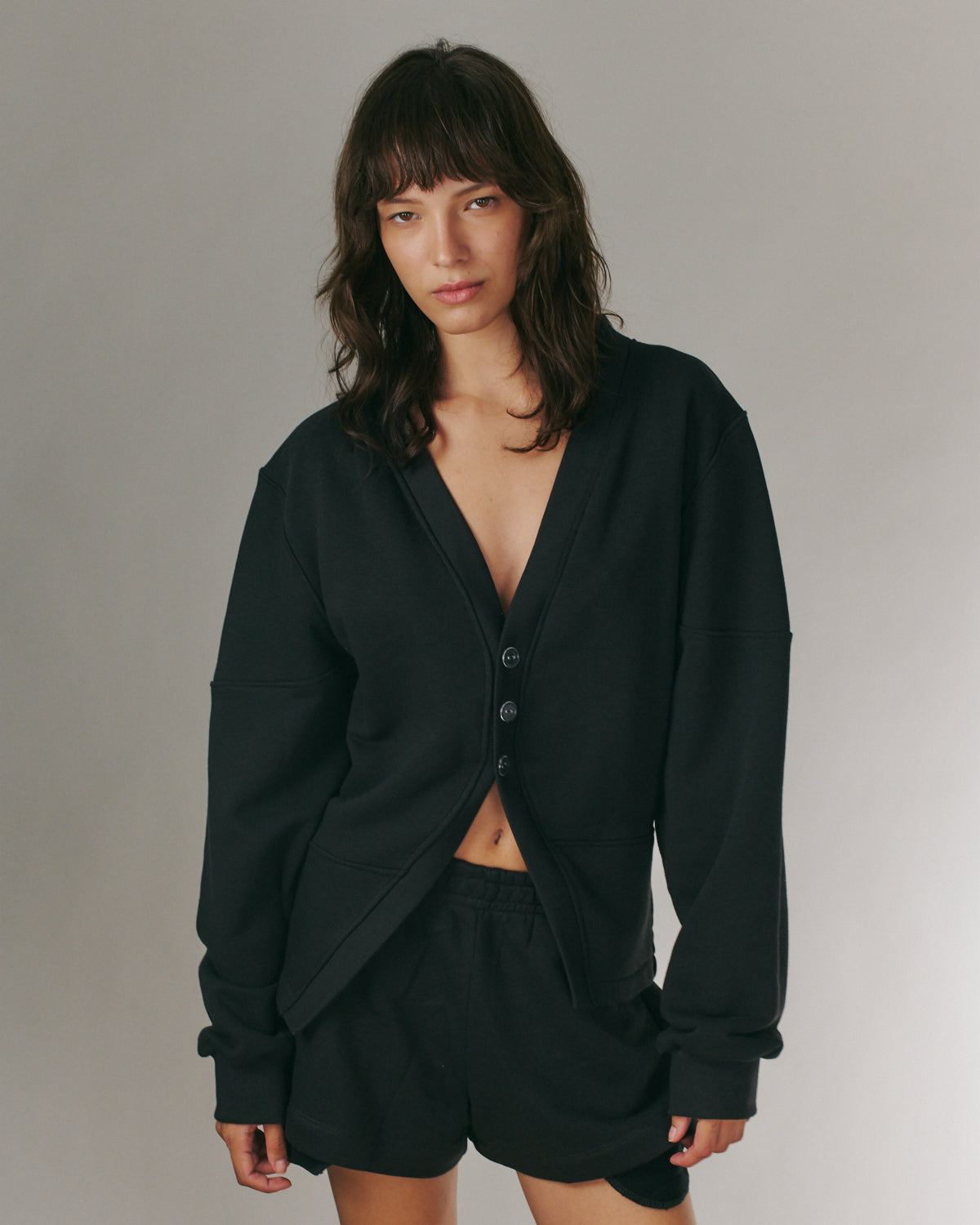CHLOE CARDIGAN EASY BLACK