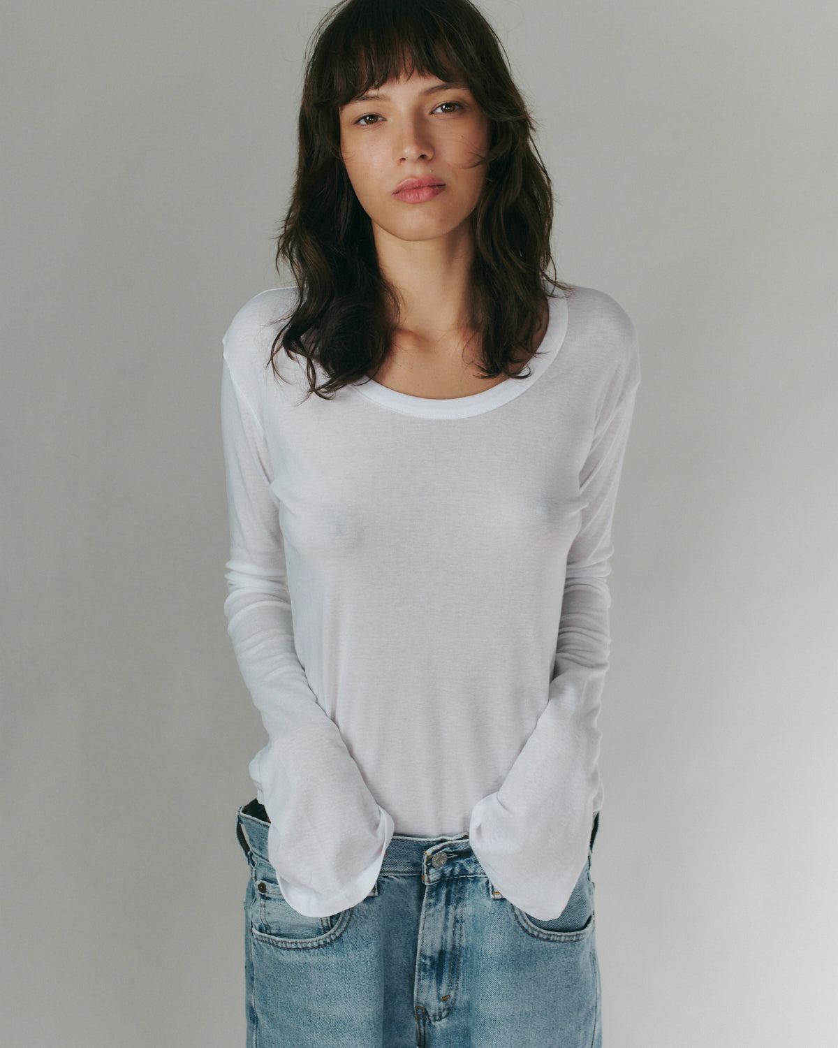 EDEN LONG SLEEVE WHITE