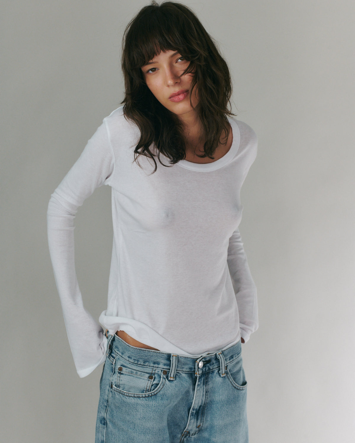 EDEN LONG SLEEVE WHITE