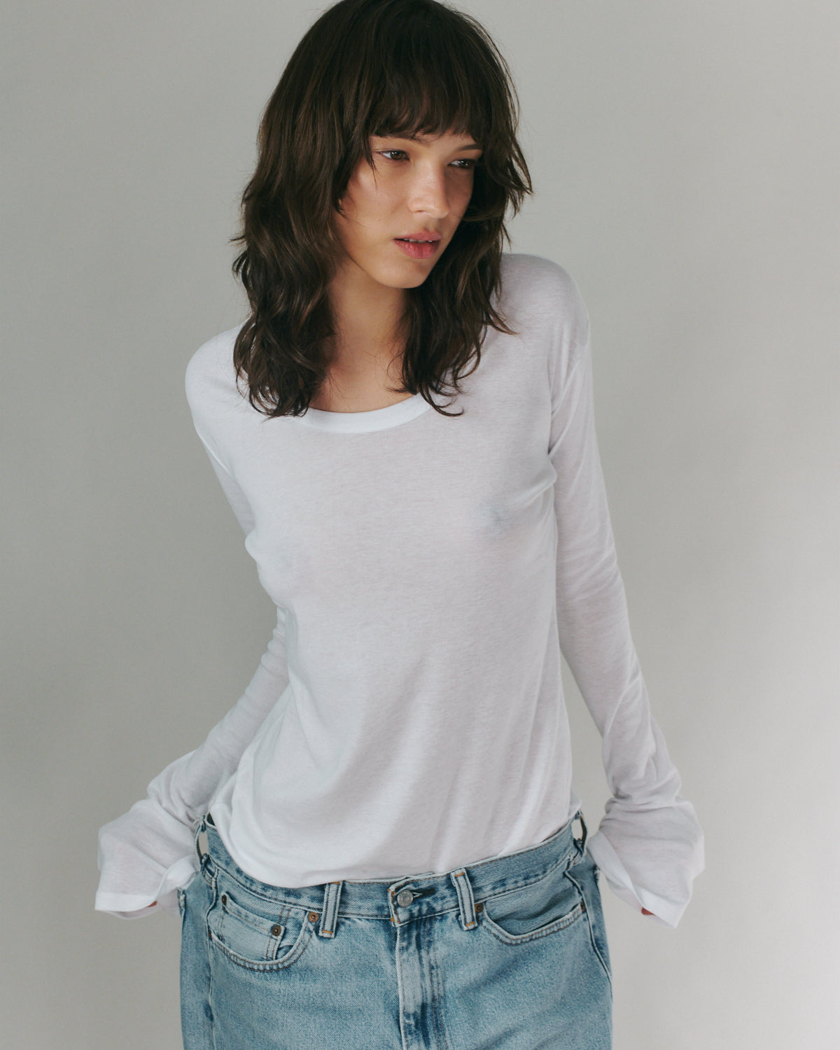 EDEN LONG SLEEVE WHITE