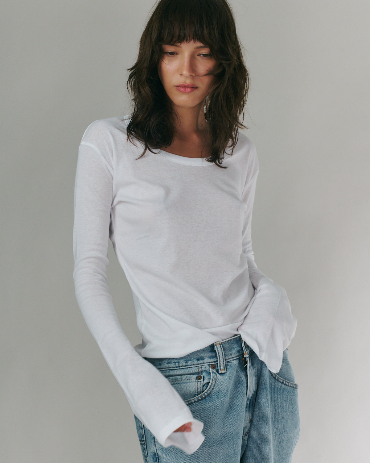 EDEN LONG SLEEVE WHITE
