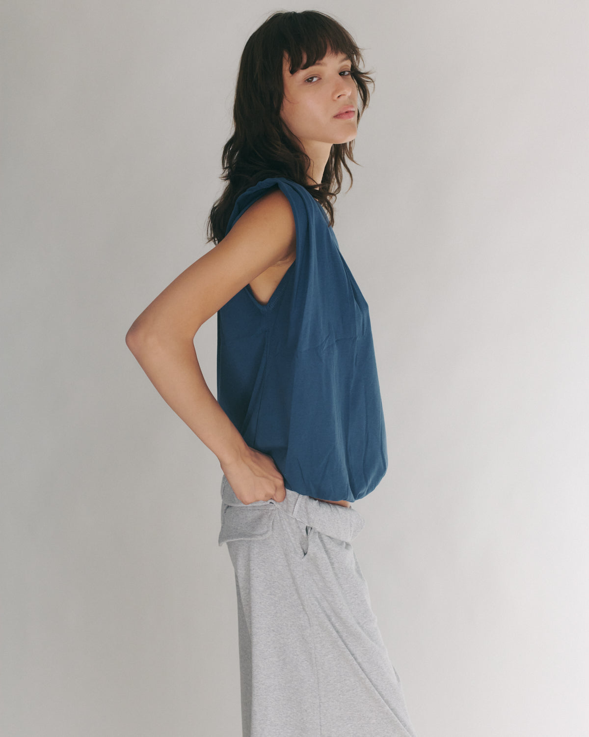 LOLA SHIRT DARK TEAL