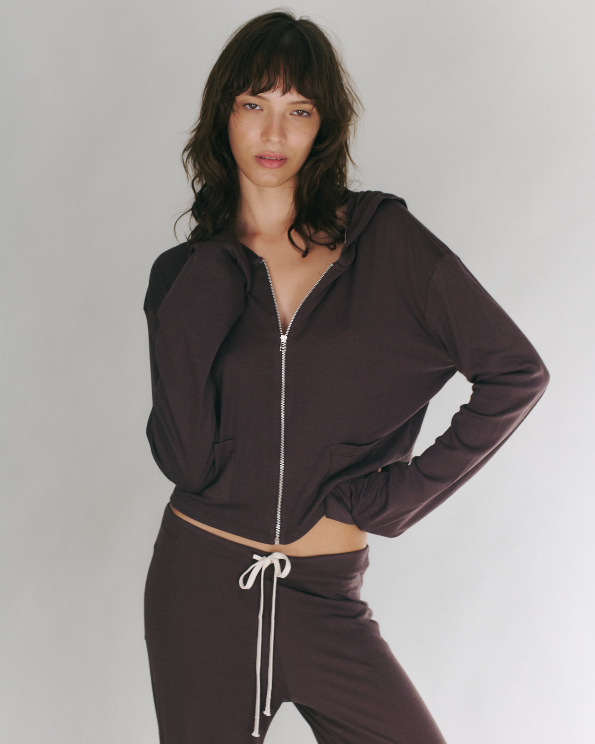 AUDREY CARDIGAN BROWN