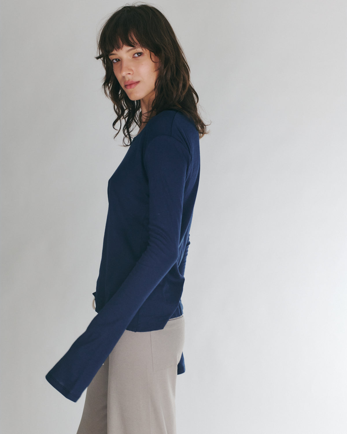 EDEN LONG SLEEVE NAVY