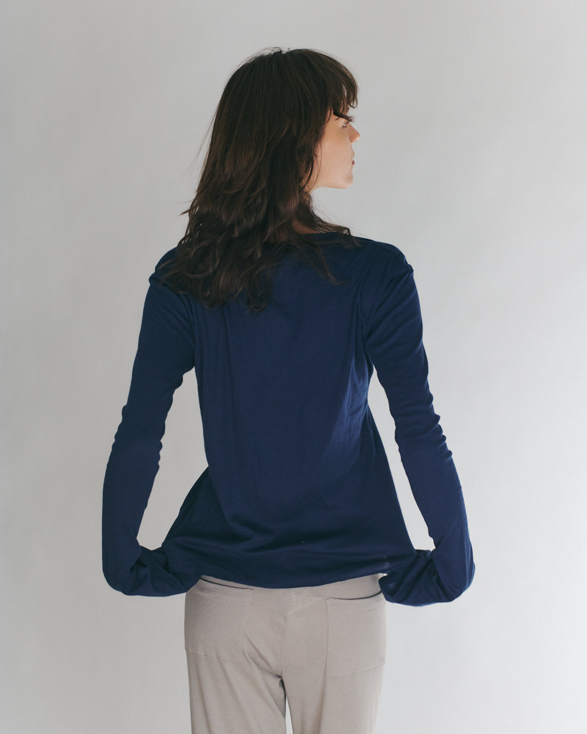 EDEN LONG SLEEVE NAVY