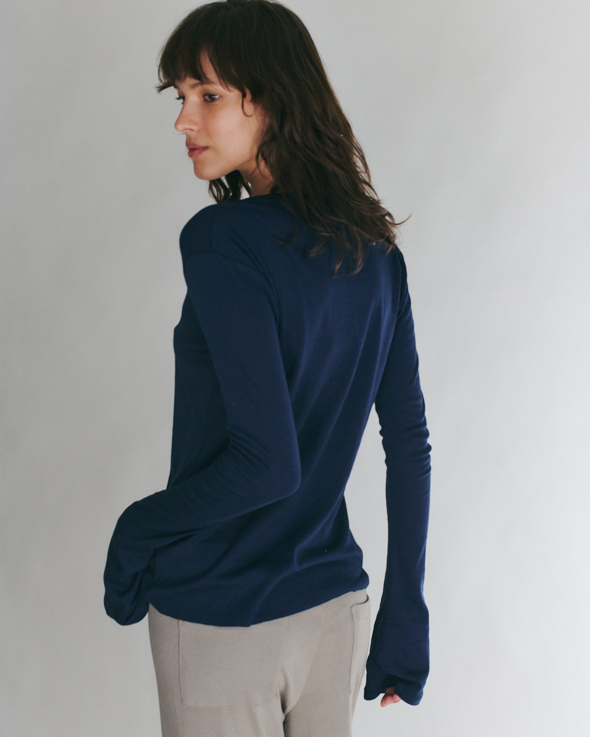 EDEN LONG SLEEVE NAVY
