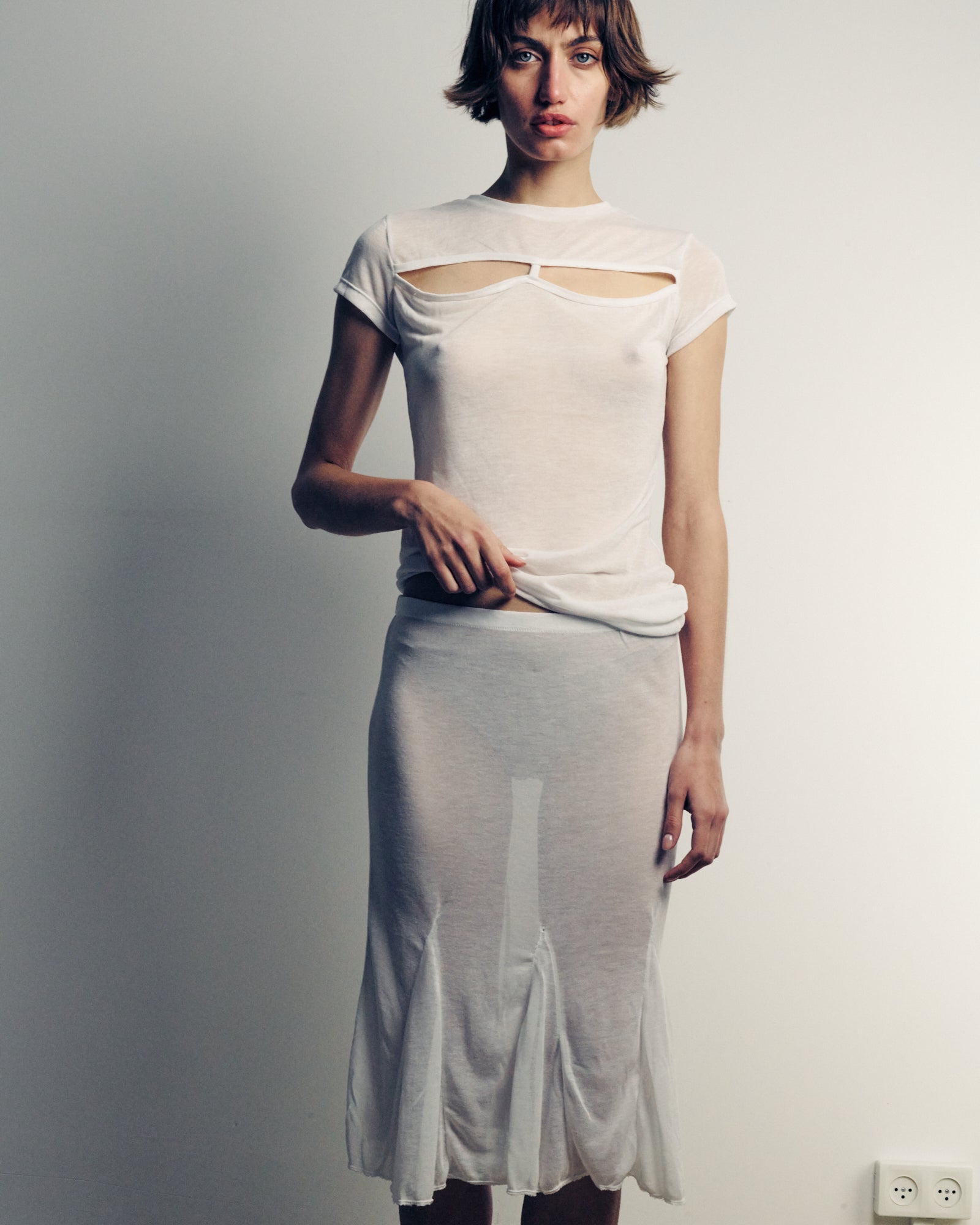 LOUIS SKIRT WHITE