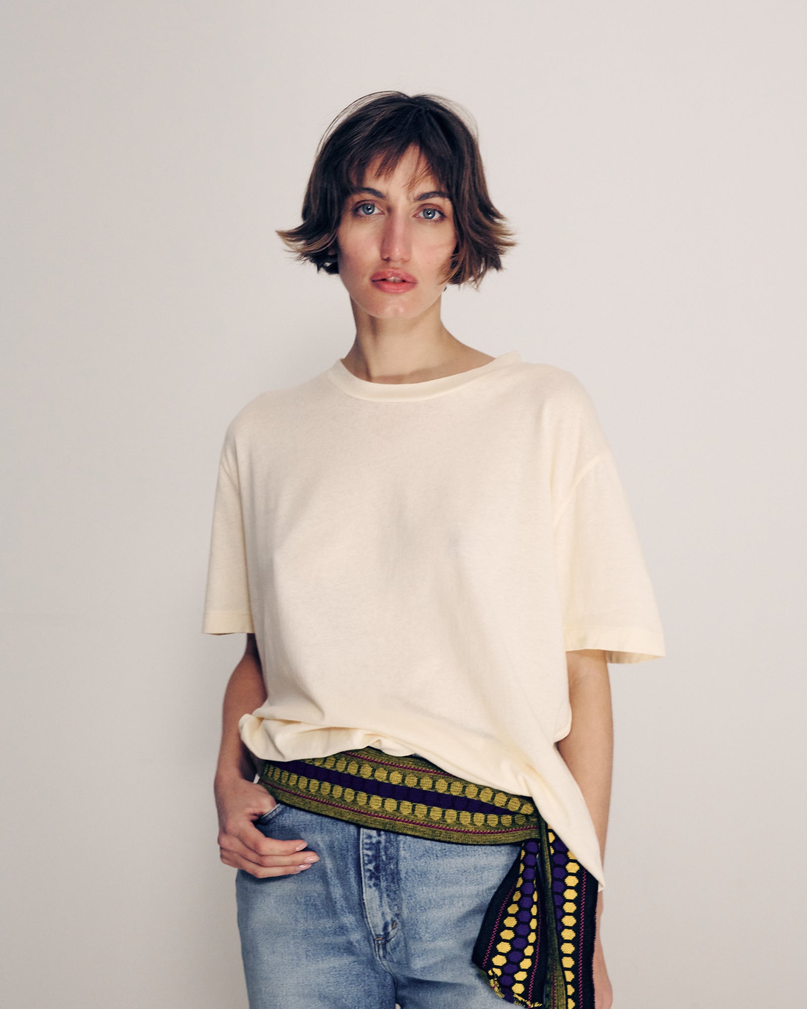 DAN PRINTED SHIRT BUTTER