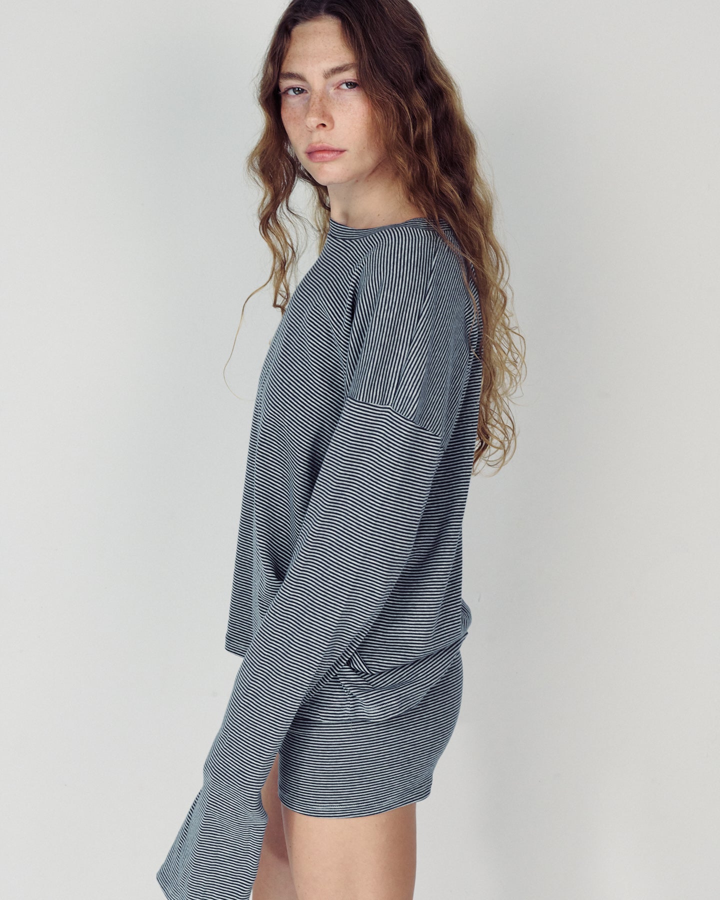 SHILA BLUE STRIPES SHIRT