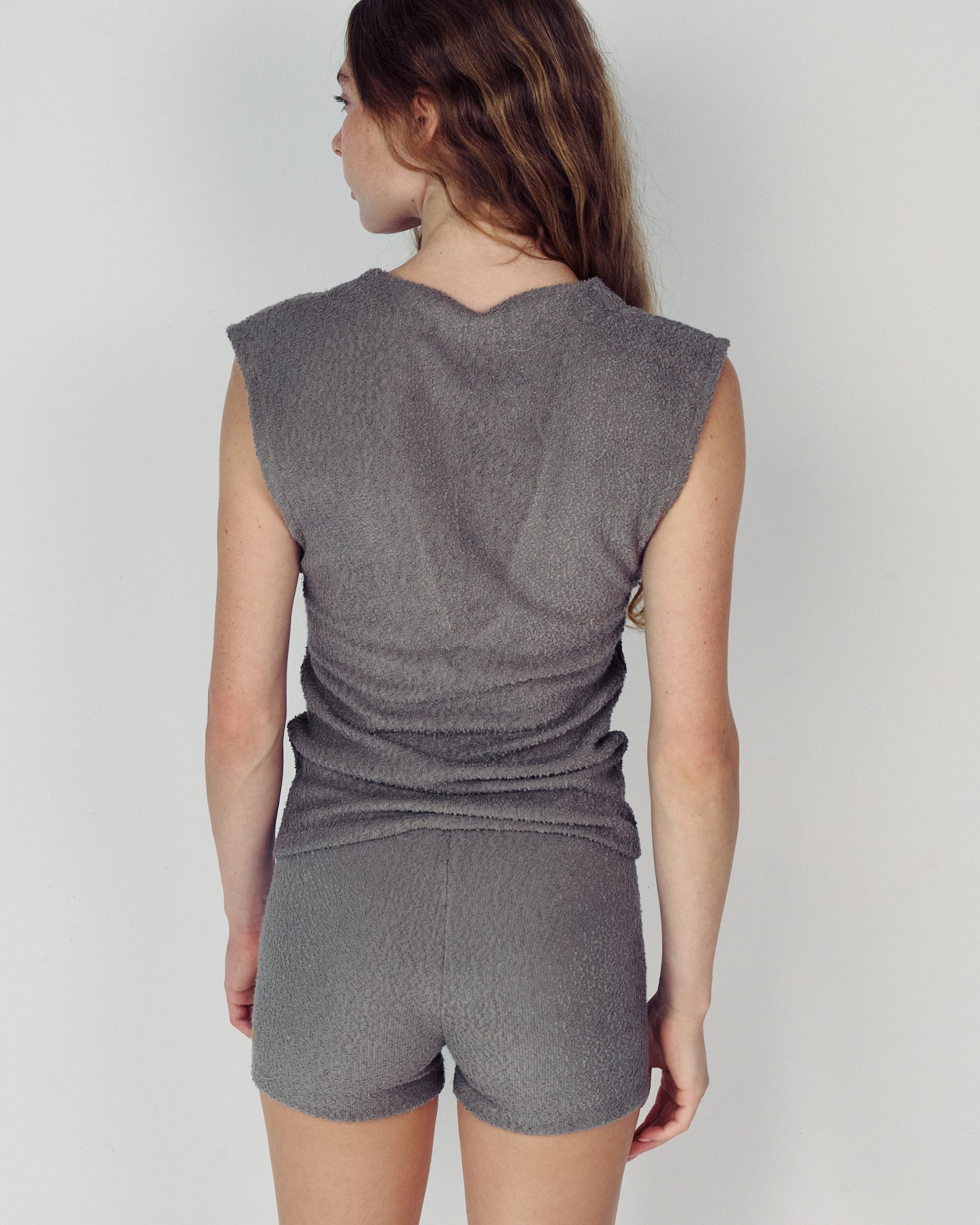 STELLA MONOCHROME GREY TOP