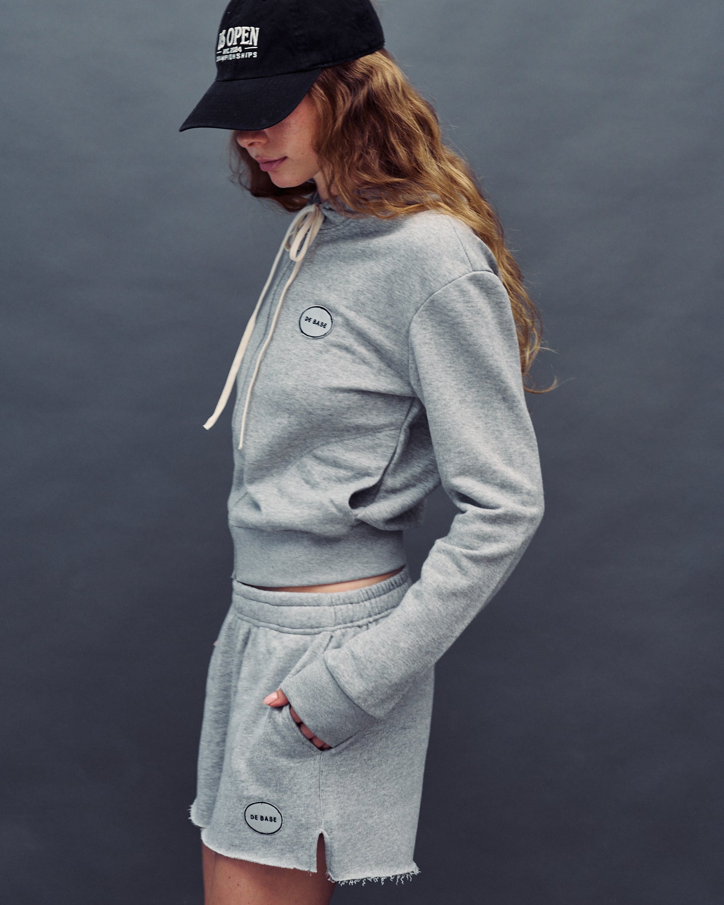 CARLOS AMERICAN GREY SHORTS