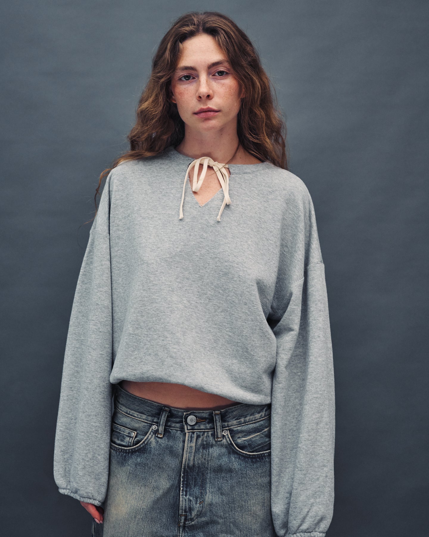 BROOCK AMERICAN GREY HOODIE