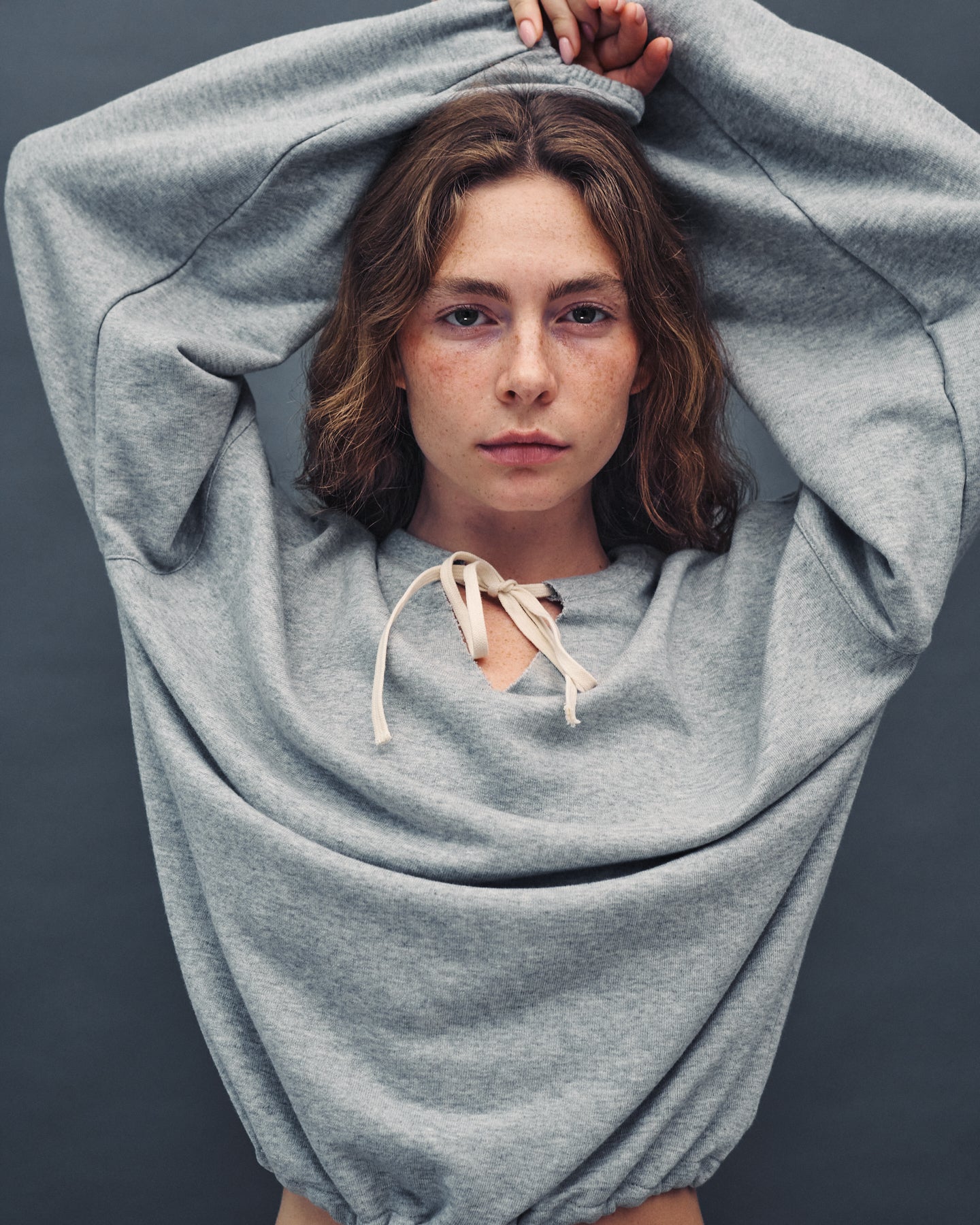 BROOCK AMERICAN GREY HOODIE