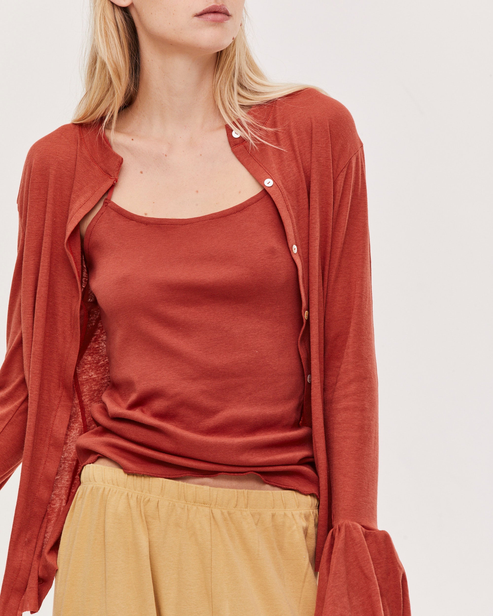DIANA SHIRT DESERT RED