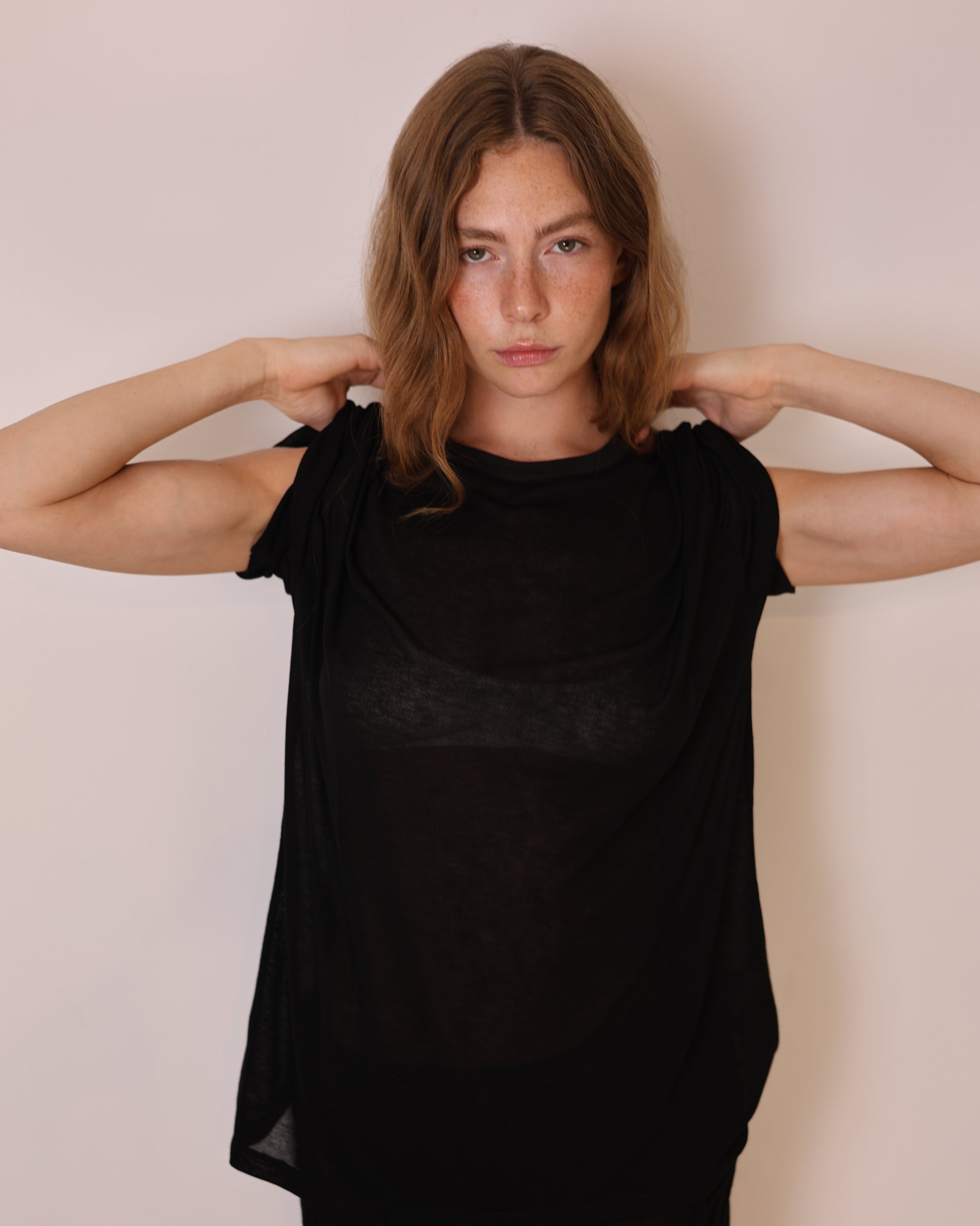 LORI LIGHT SHIRT BLACK