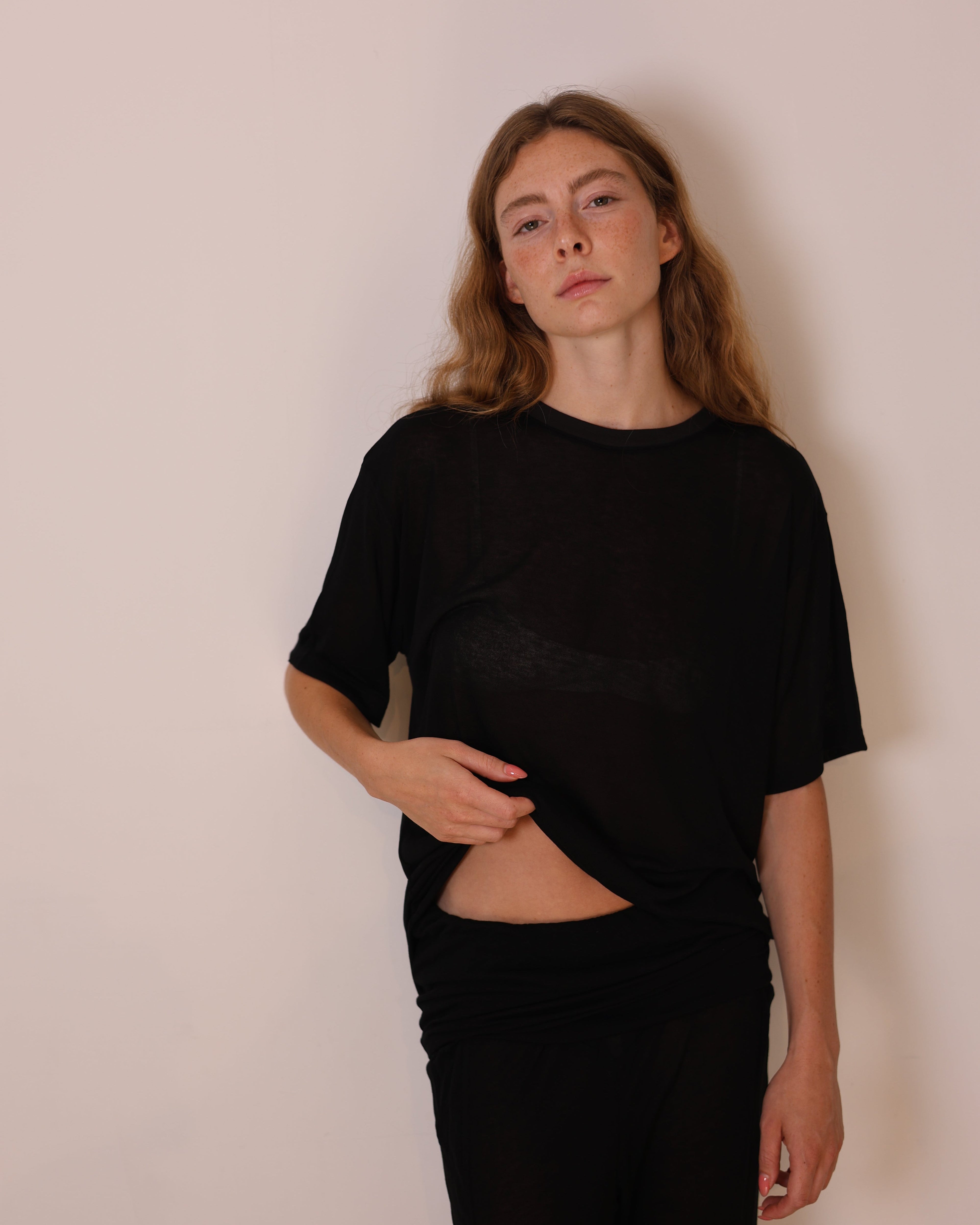 LORI LIGHT SHIRT BLACK