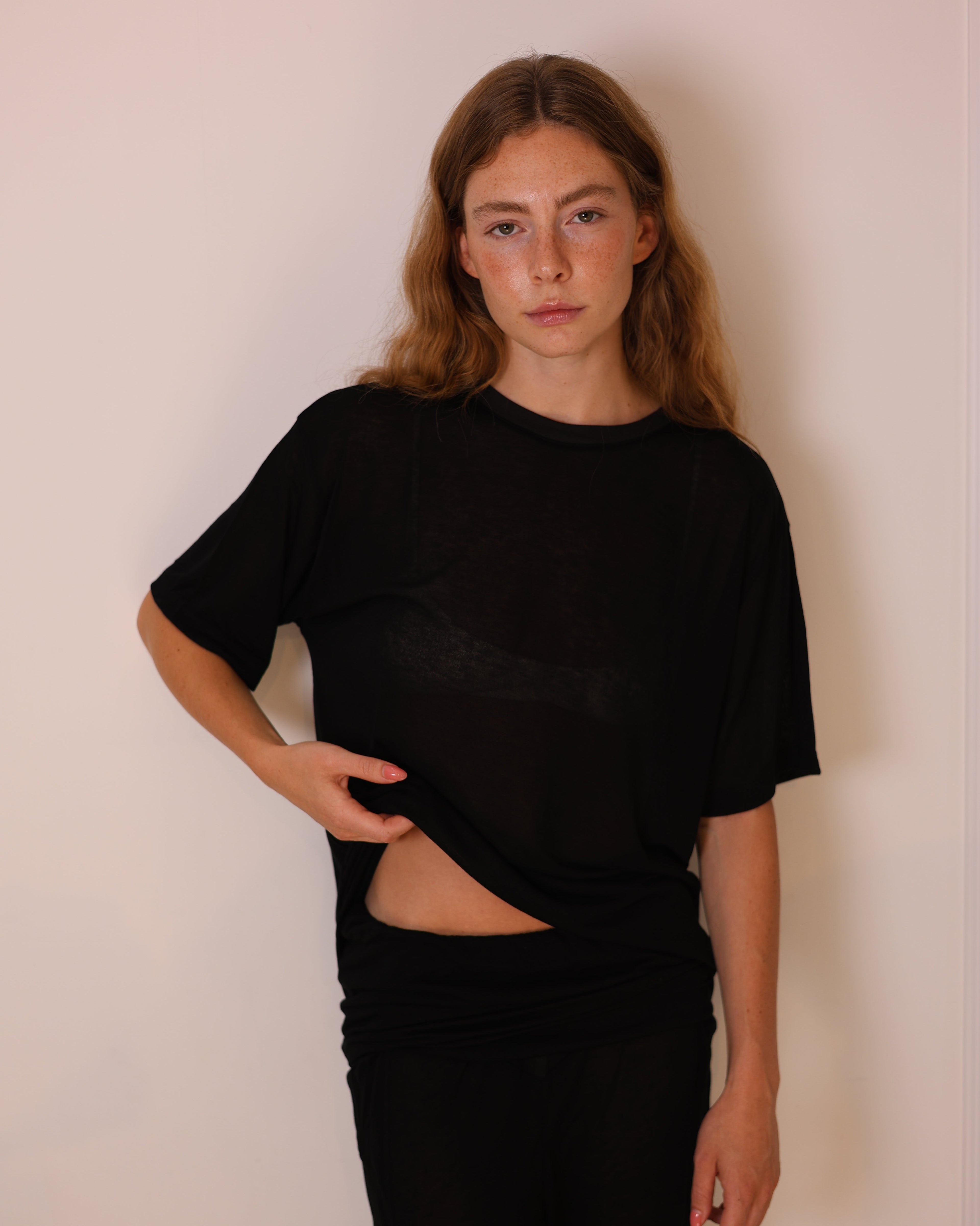 LORI LIGHT SHIRT BLACK