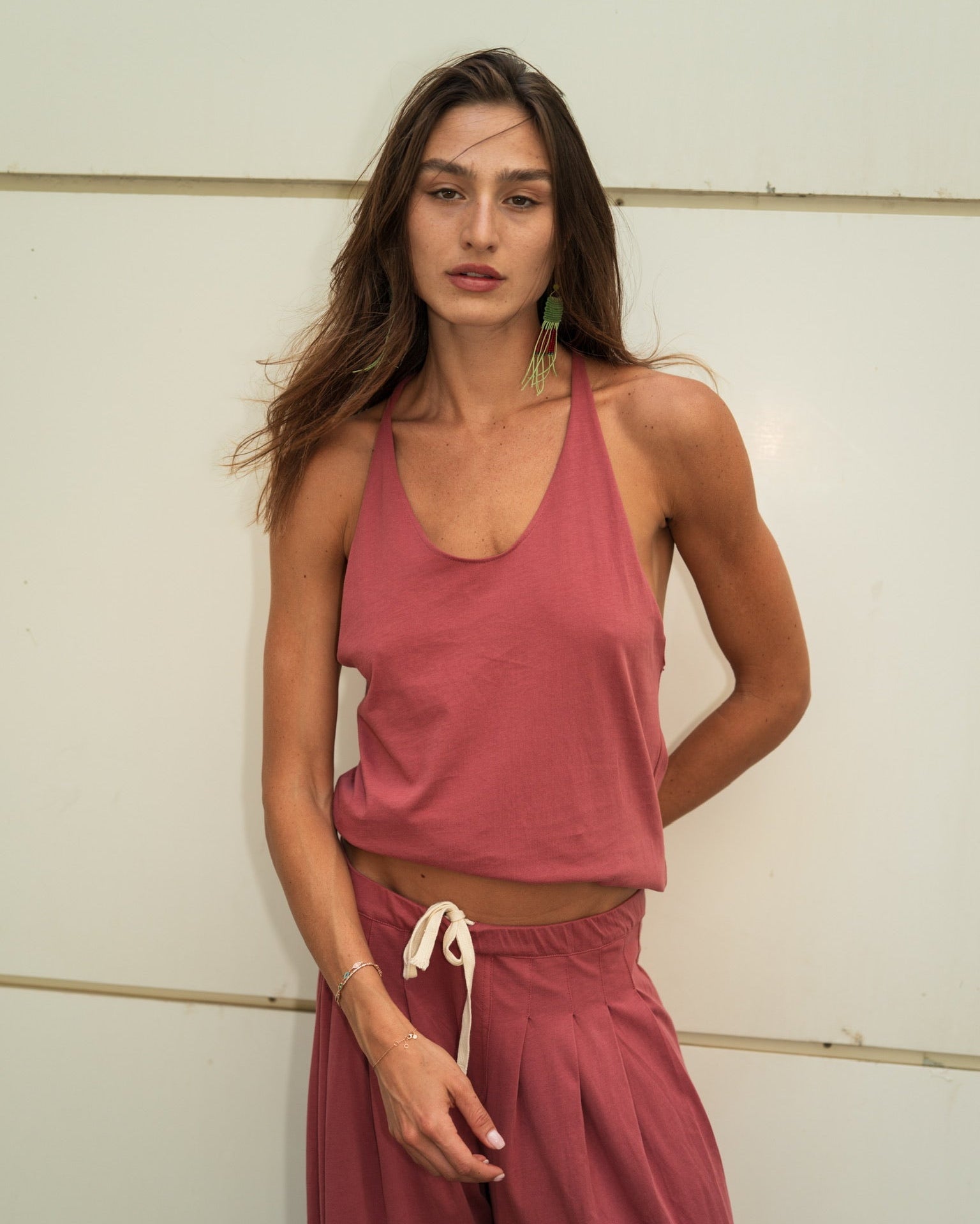 ELENORE TANK DESERT RED
