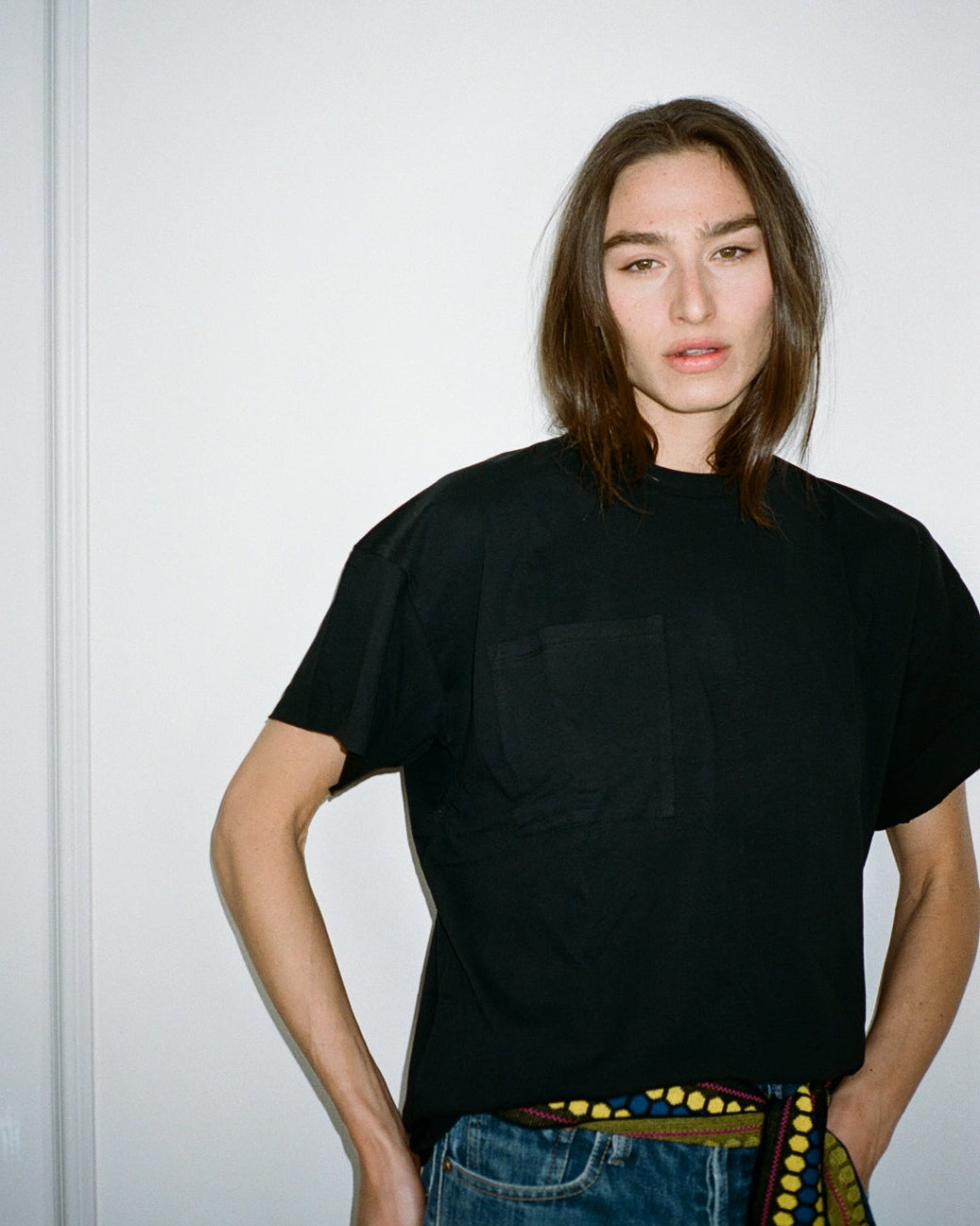 ALICIA SHORT SLEEVES BLACK