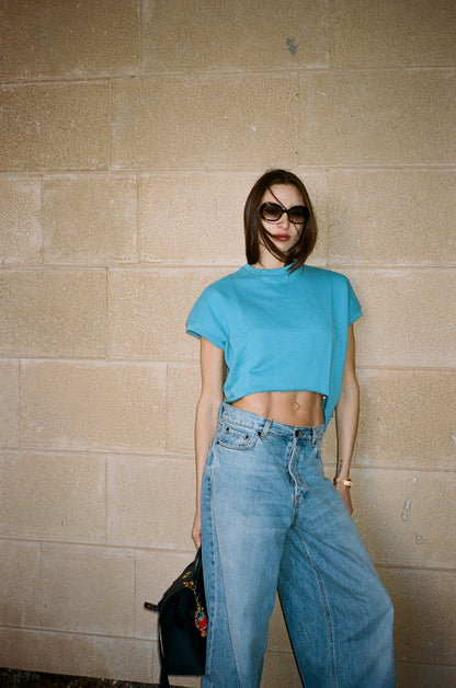 ROZA TOP BLUE