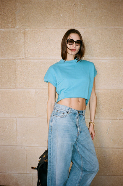 ROZA TOP BLUE