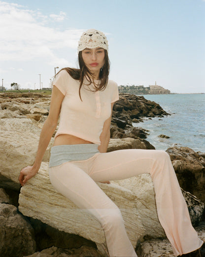 DENON PANTS PEACH