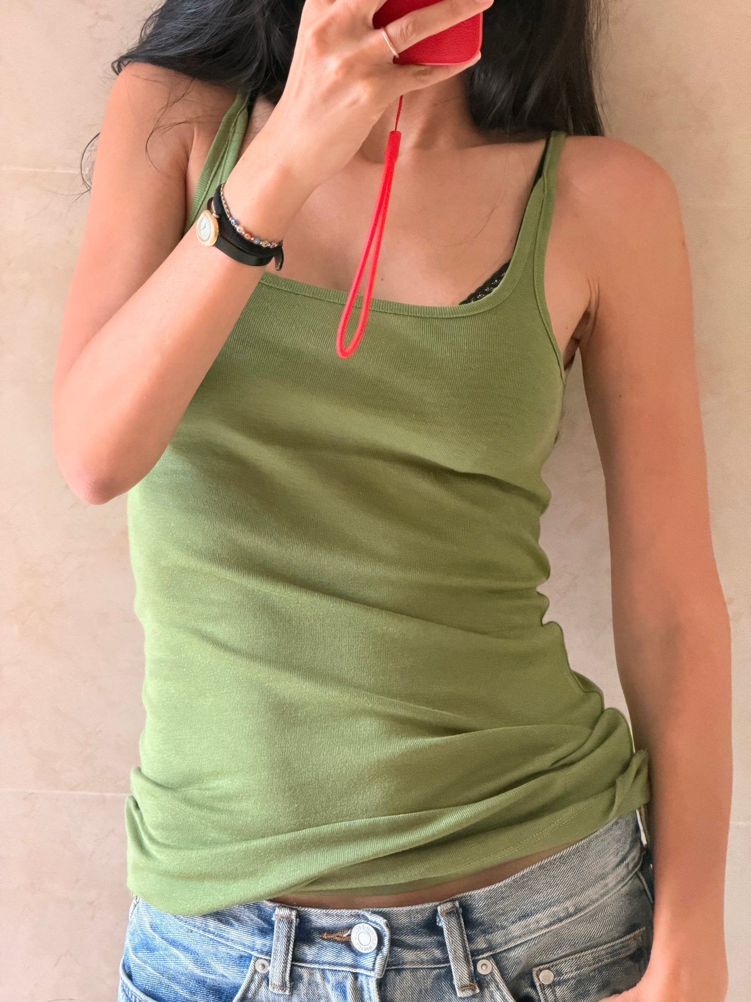 TONI TANK OLIVE