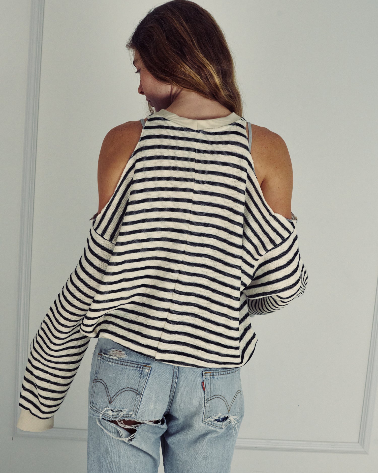 RIMINI BLACK STRIPES TOP