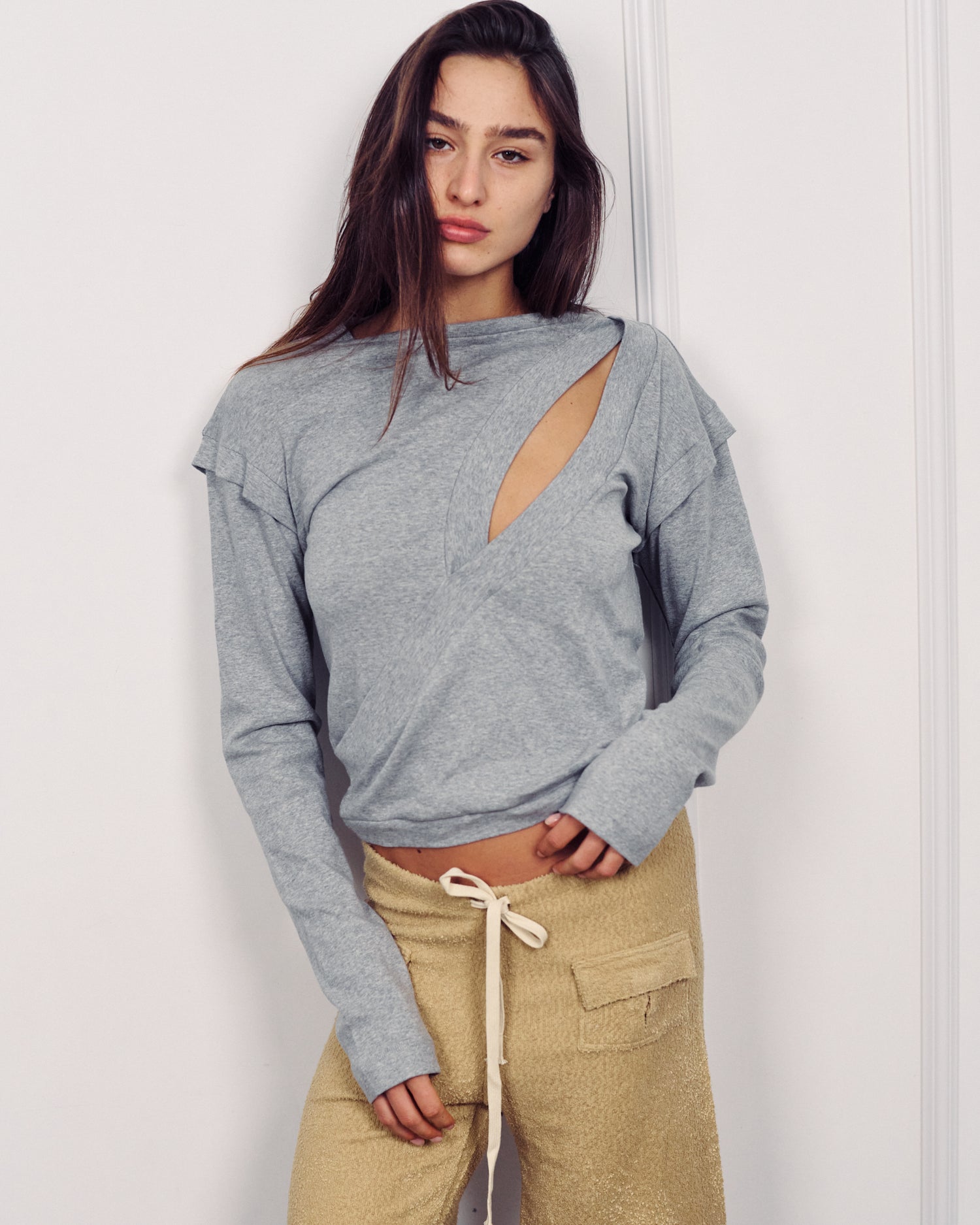 ISABEL AMERICAN GREY TOP