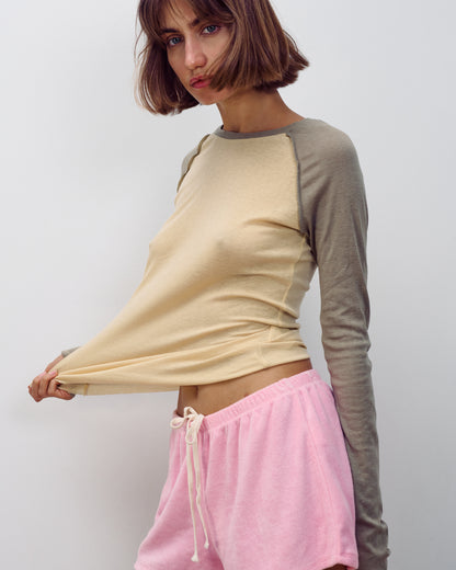 LIONA TEE BUTTER &amp; TAUPE