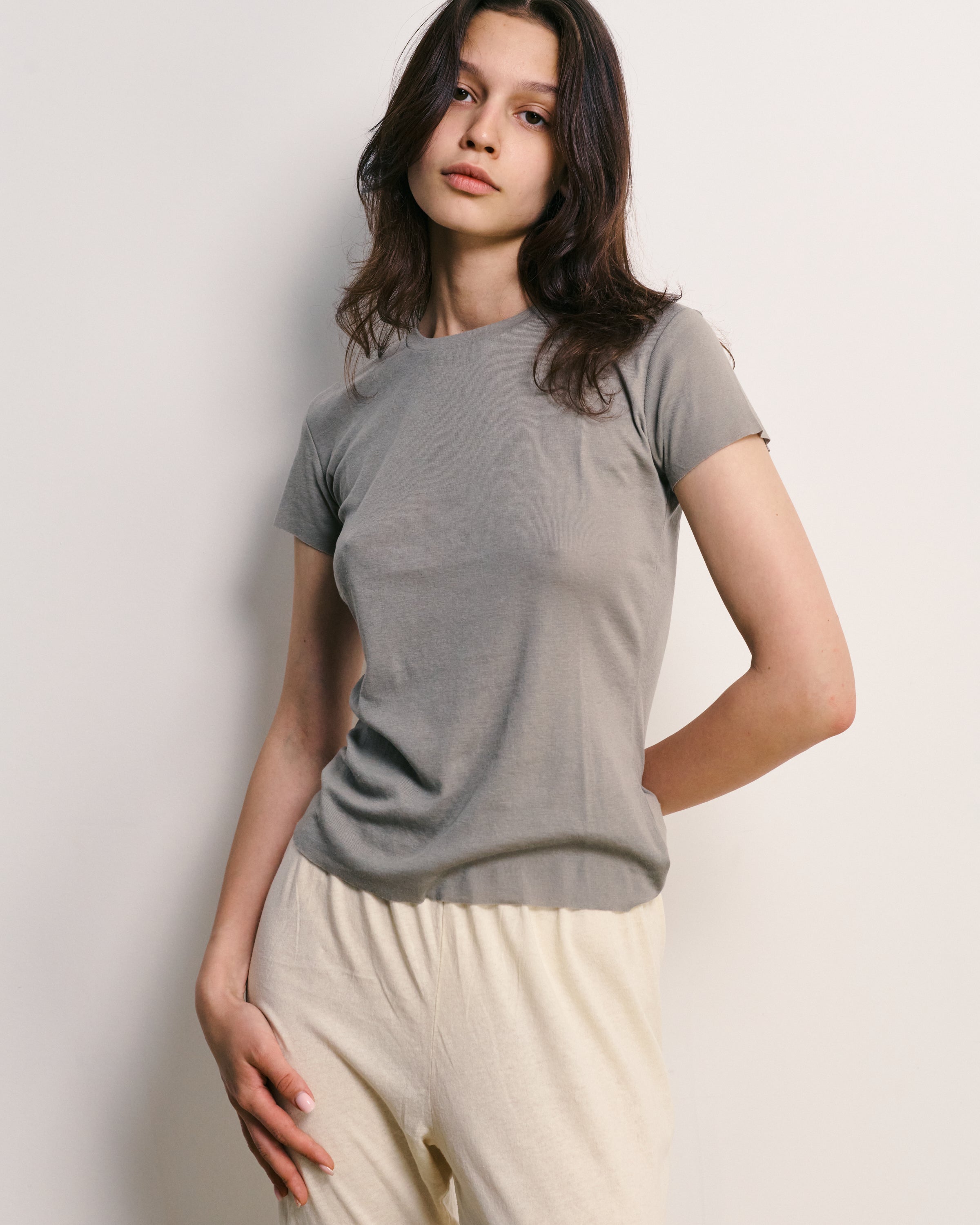 VILA GREY TEE