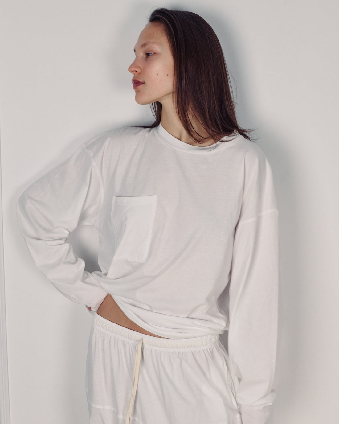 ALICE WHITE LONG SLEEVES