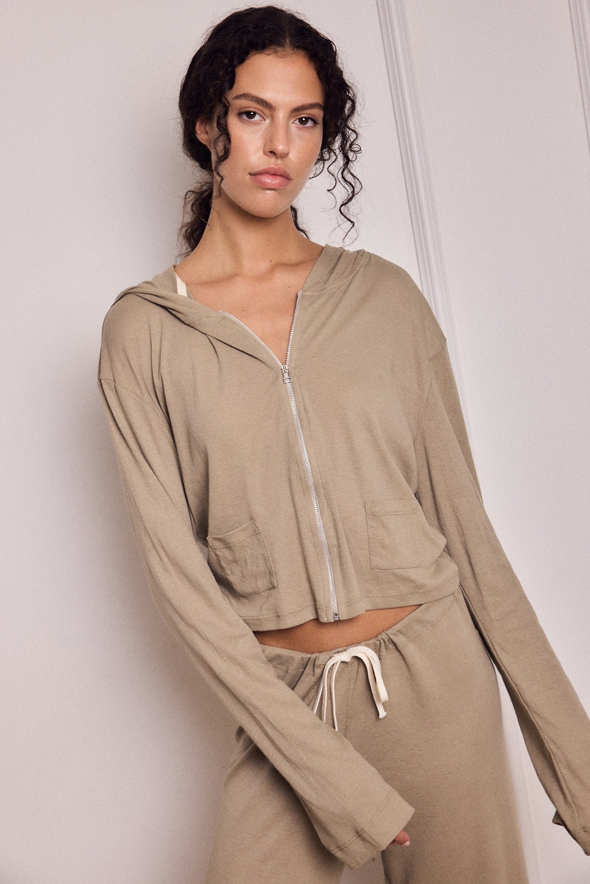 AUDREY CARDIGAN TAUPE