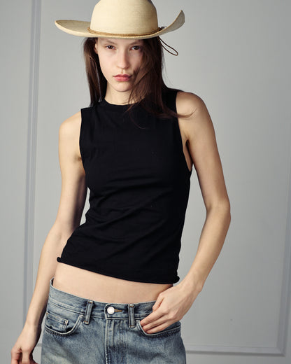 NATI TANK TOP BLACK