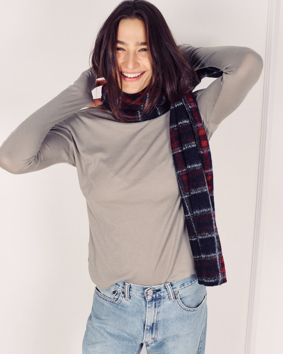 COLDY TARTAN WOOL SCARF