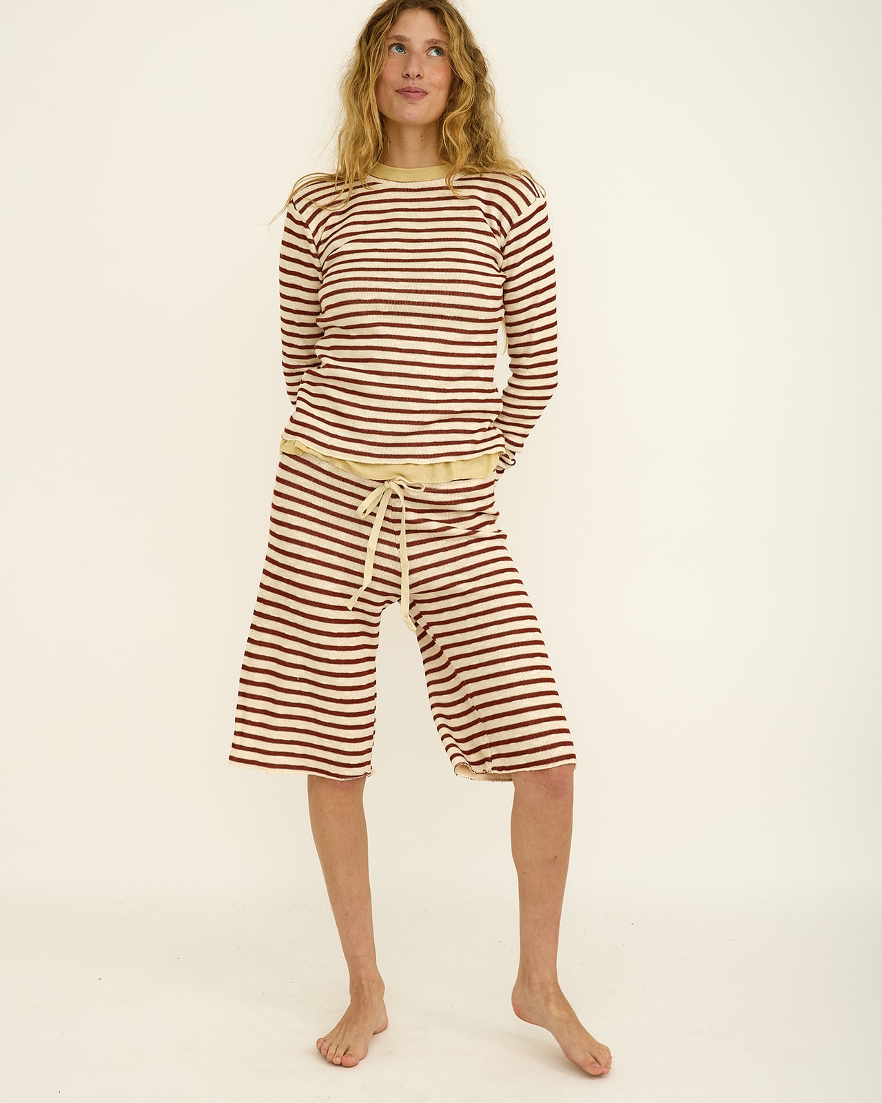 BALI PANTS RED STRIPES