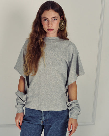 LUCA GREY TOP
