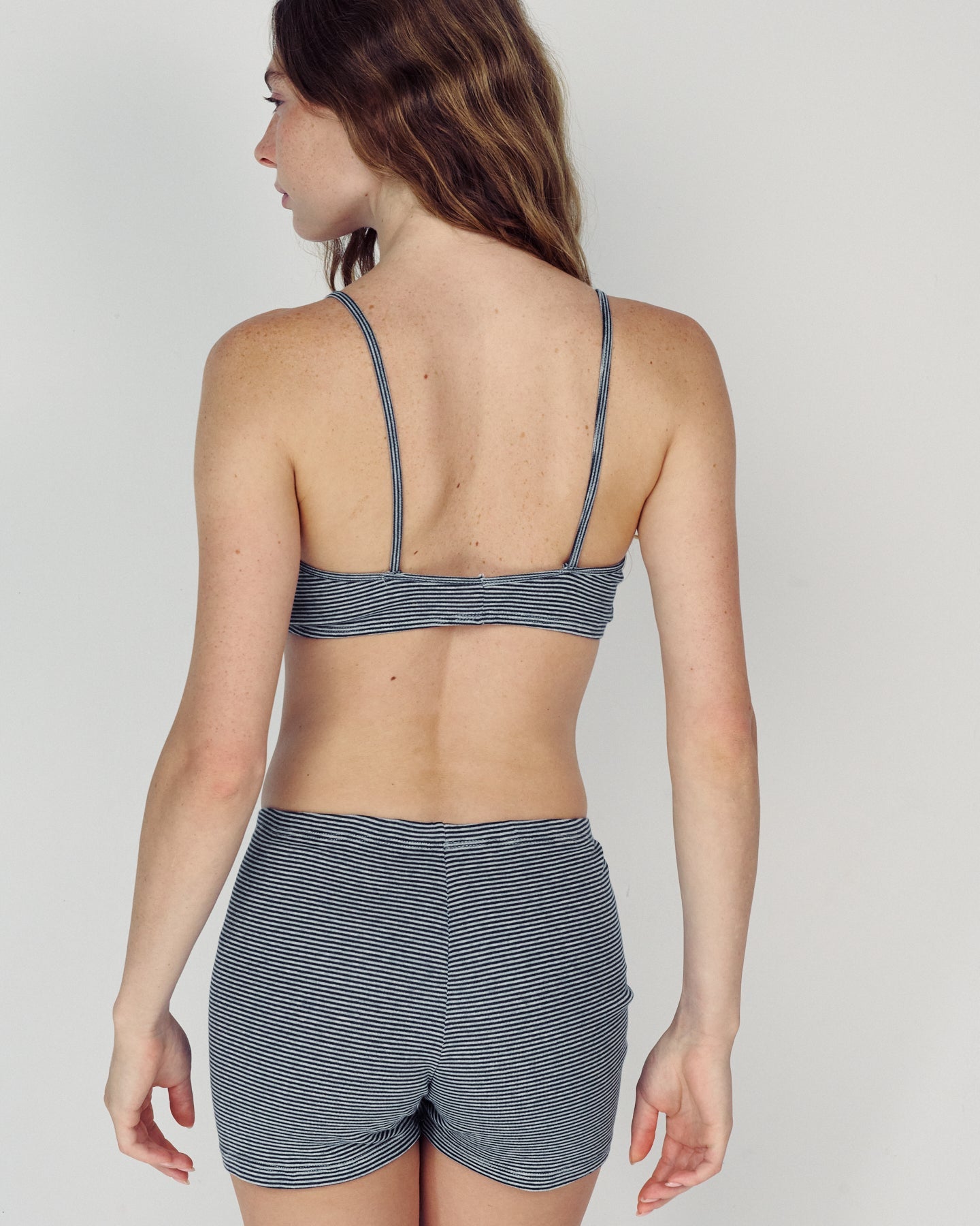 ANGIE BLUE STRIPES BRA