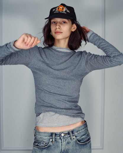 RICH BLUE STRIPES TEE