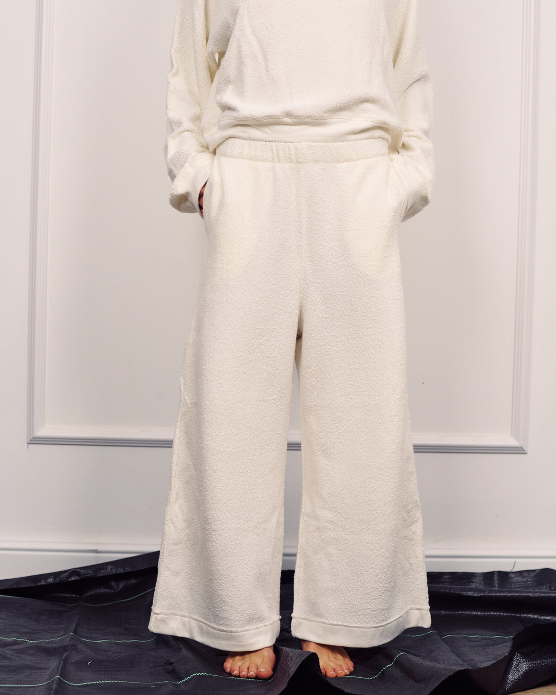 ARTHUR WIDE-LEG PANTS CREAM