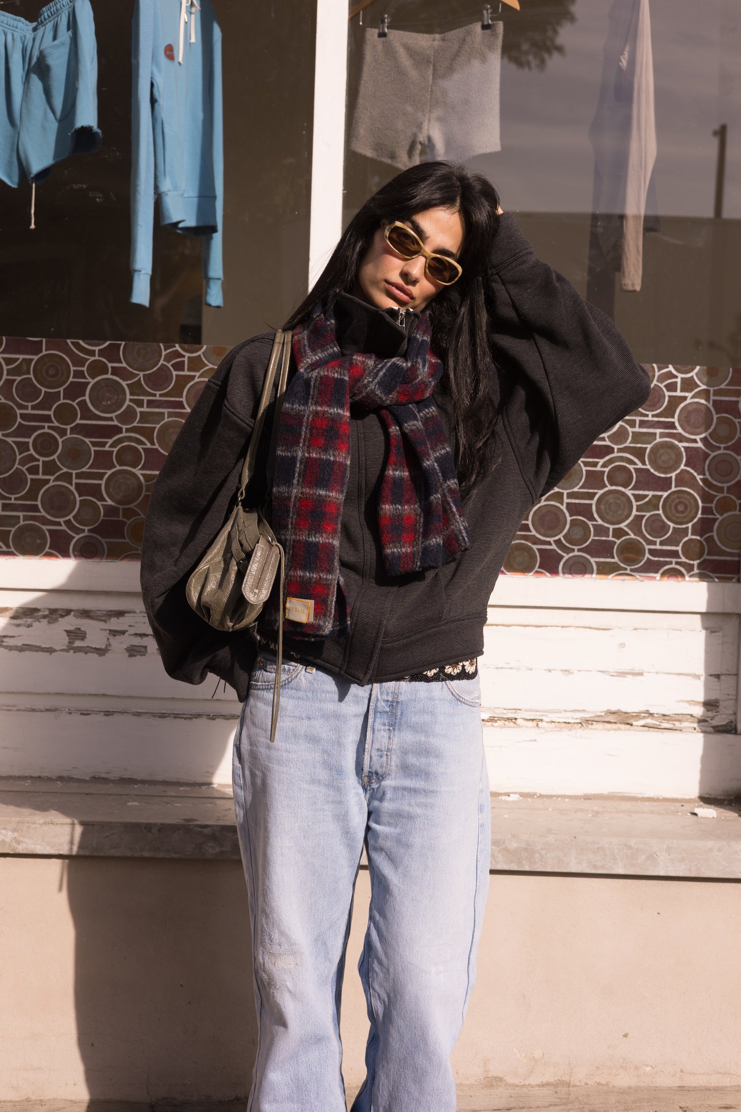 COLDY TARTAN WOOL SCARF