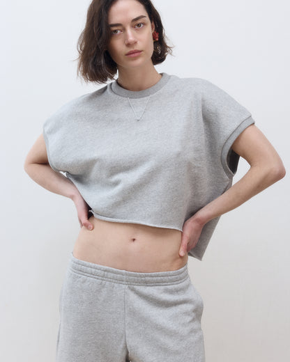 ROZA TOP AMERICAN GREY