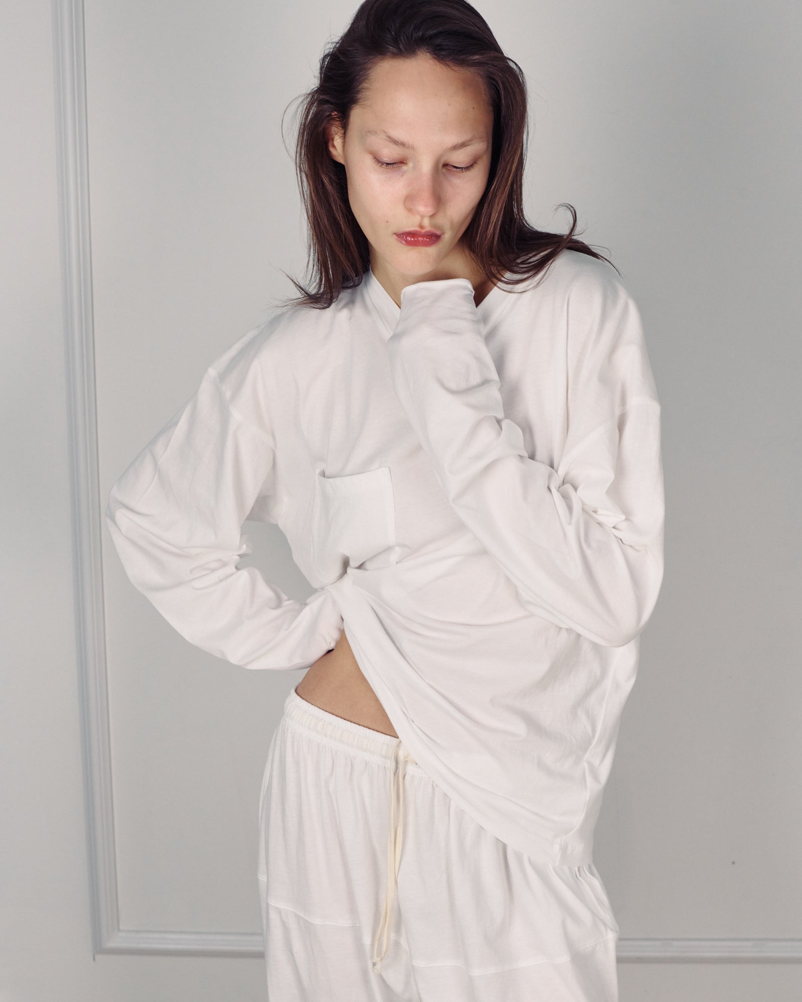 ALICE WHITE LONG SLEEVES